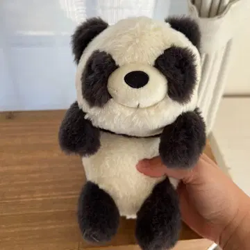 굼틀굼틀 팬더 봉제 인형 라운드숄더 서포트