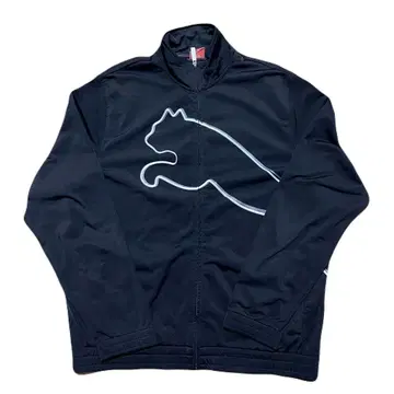 푸마 트랙 자켓 블랙/화이트