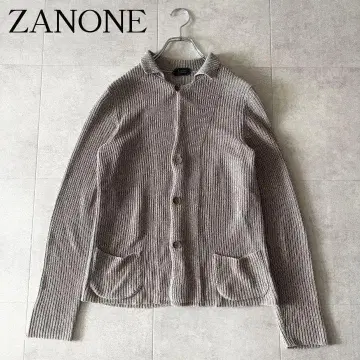 현행 컨디션 최상 자노네 니트 자켓 가디건 44 그레이지 린넨
