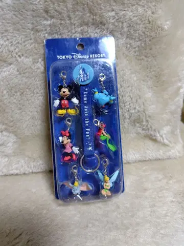 미사용 새상품 디즈니 스트랩과 참 6개 세트