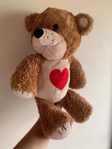 스지스주 SuzysZoo 봉제 인형 하트 달린 브라운 곰