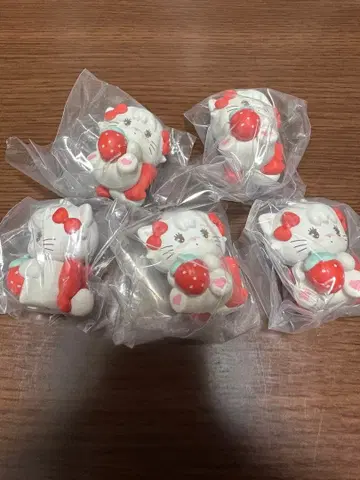 mikko 무스 딸기 캡슐 토이 5개 세트