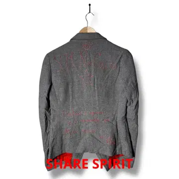SHARE SPIRIT 뒷면 자수 테일러드 자켓 Y2K