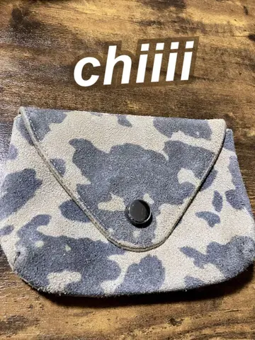 chiiiibag 미니 백 B&Y 별주 파우치 카우 패턴