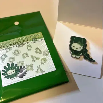 오사카 만박 일본관 해조류 헬로키티 핀 배지 다시마