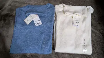 [ 미사용 새상품 ] 유니클로 메리노 리브 터틀넥 스웨터