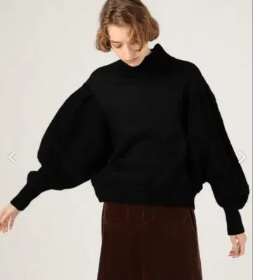 macphee 울 케이블 니트 콤비 볼륨 쓰리 브 풀오버 S