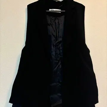 ZARA 블랙 베스트 XS