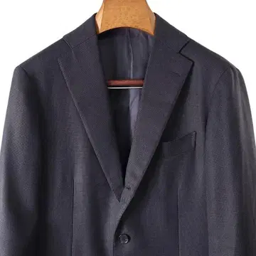 링 자켓 울 다크 그레이 수트