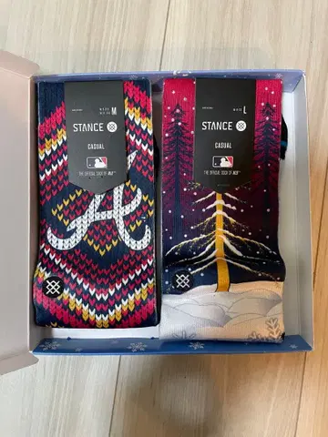 STANCE MLB 캐주얼 양말 세트 M L