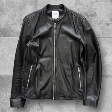 [ 새상품급 ] 유나이티드 도쿄 싱글 라이더스 램 가죽 L 블랙