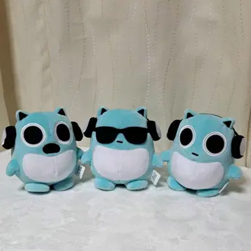 블루햄햄 봉제 인형 3개 세트