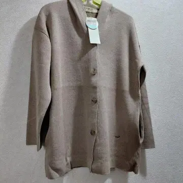 [택 포함 새상품] CROCODILE 후드 부착 가디건 M사이즈