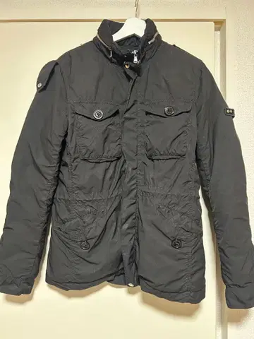 TATRAS 블랙 밀리터리 다운 자켓