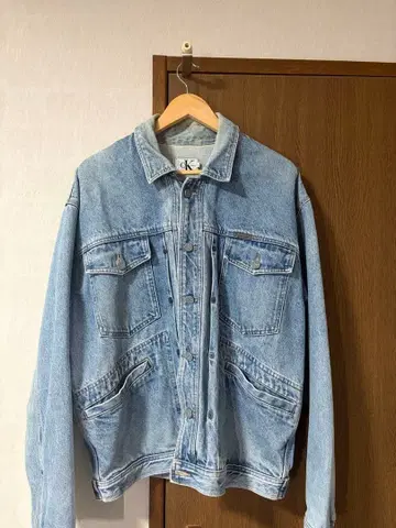 Calvin Klein 라이트 블루 데님 자켓 빈티지 상품