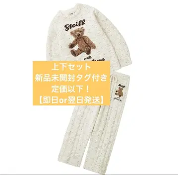 젤라또피케 Steiff 파우더 네프 자카드 풀오버 & 롱 팬츠