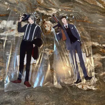 얀다루 새는 날개짓하지 않아 빅 아크릴 키링 2개