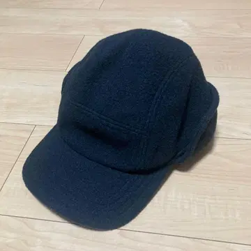 UNIQLO U 플리스 라이닝 캡 블랙