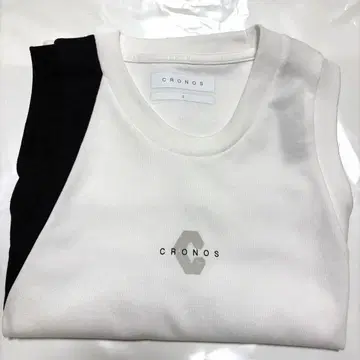 CRONOS 탱크탑 블랙 화이트