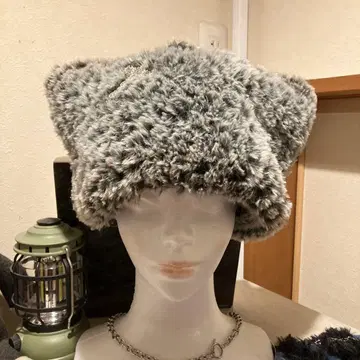 y2k 핸드메이드 모자 고양이 귀