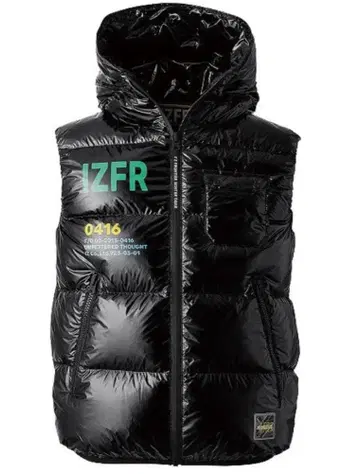 아이즈 프론티어 다운 베스트 비지 블랙 LL 사이즈 9876