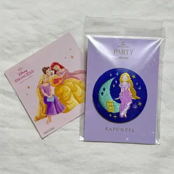 디즈니 자수 캔뱃지 라푼젤 프린세스 파티 모먼트