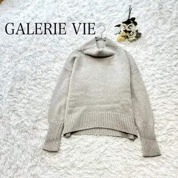 GALERIE VIE 파인 울 하이넥 풀오버 21AW
