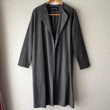 LOUNIE 루니 롱 코트 울