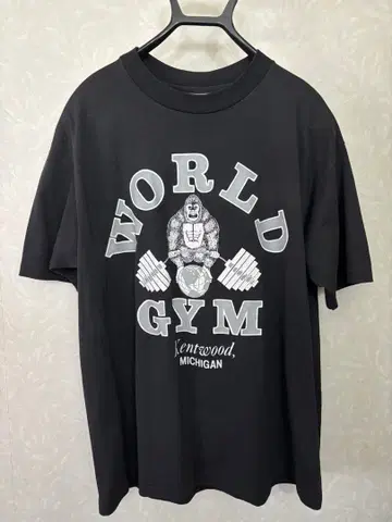 Hanes WORLD GYM 티셔츠