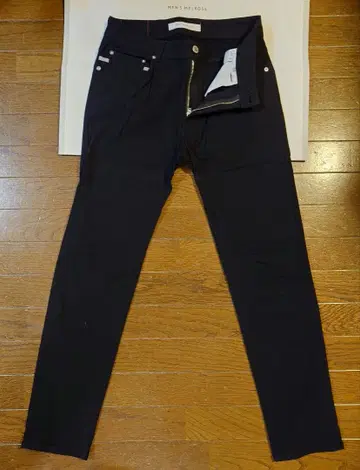 MEN'S MELROSE 스트레치 블랙 치노 팬츠