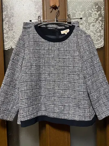 ALPHA CUBE 네이비 트위드 셋업 9호