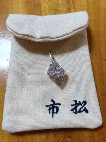 이치마츠 마름모 펜던트 마름모 탑 SILVER