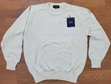 SEAHOP 크림색 코튼 스웨터 M