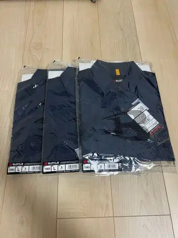 BURTLE 긴팔 셔츠 7063 3장 세트