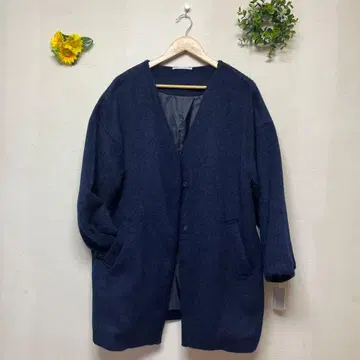 미사용 새상품 DUODUO 도두 노카라 하프 코트