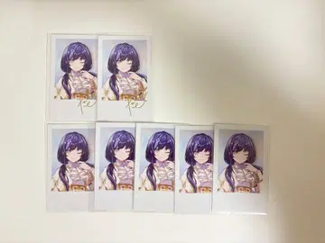 니지산지 센토 네이 랜덤 폴라로이드풍 카드