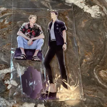 지저귀는 새는 날지 않는다 특대형 아크릴 스탠드 2인 세트