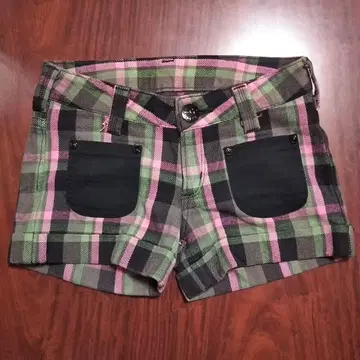 Lee 체크 숏팬츠