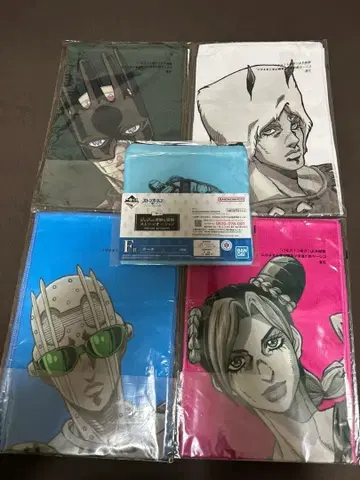 죠죠의 기묘한 모험 스톤 오션 제일복권 타월 세트