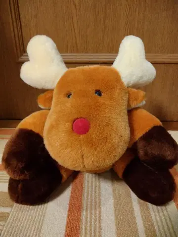 츠루야돌 루돌프 봉제 인형 쇼와 헤이세이 레트로 레어 희귀