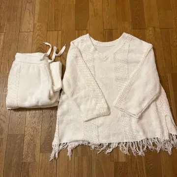 젤라또피케 Gelato Pique 셋업 화이트 기모