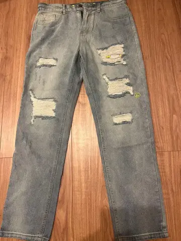 [ 가격 인하 가능 ] drew house 데미지 가공 데님 팬츠