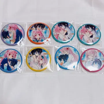 해피 슈가 라이프 게마 복권 캔뱃지 8개 세트