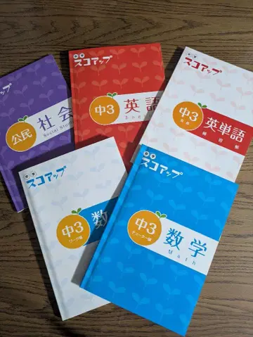 중3 학습 참고서 세트 5권 중2 학력 테스트 포함