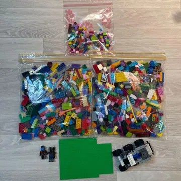 레고 블록 세트 약 1kg 이상 미니 피규어 포함