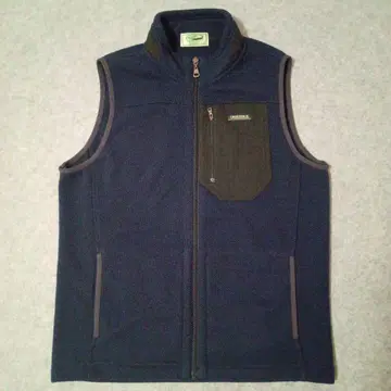 크로커다일 (CROCODILE) 트위드풍 베스트 앞 지퍼