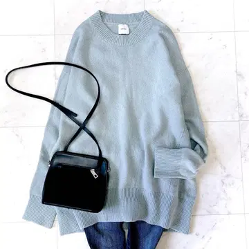 새상품급 스픽 앤 스팬 울 캐시미어 크루넥 풀오버 스웨터