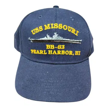 미사용 새상품 USS Missouri BB-63 캡