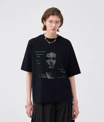 4 패턴 모듬 그래픽 T soerte