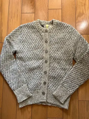 L.L.Bean 버즈아이 가디건 눈꽃 버튼 엘엘빈